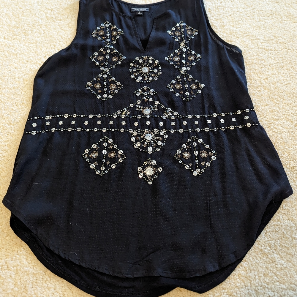Lucky Brand beaded tank